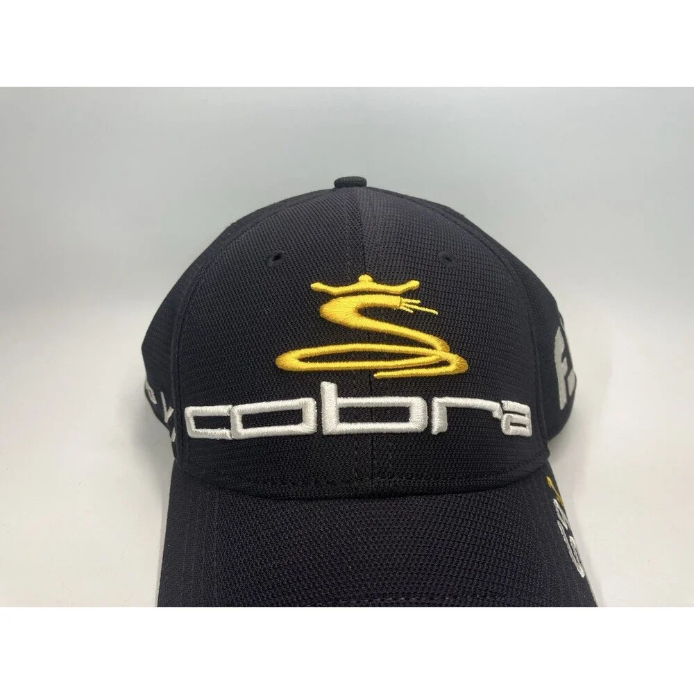 Cobra Pro V1 FootJoy Golf Hat New Era Flex Fit Black Sz L/XL